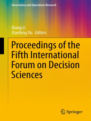 cover image of Proceedings of the Fifth International Forum on Decision Sciences